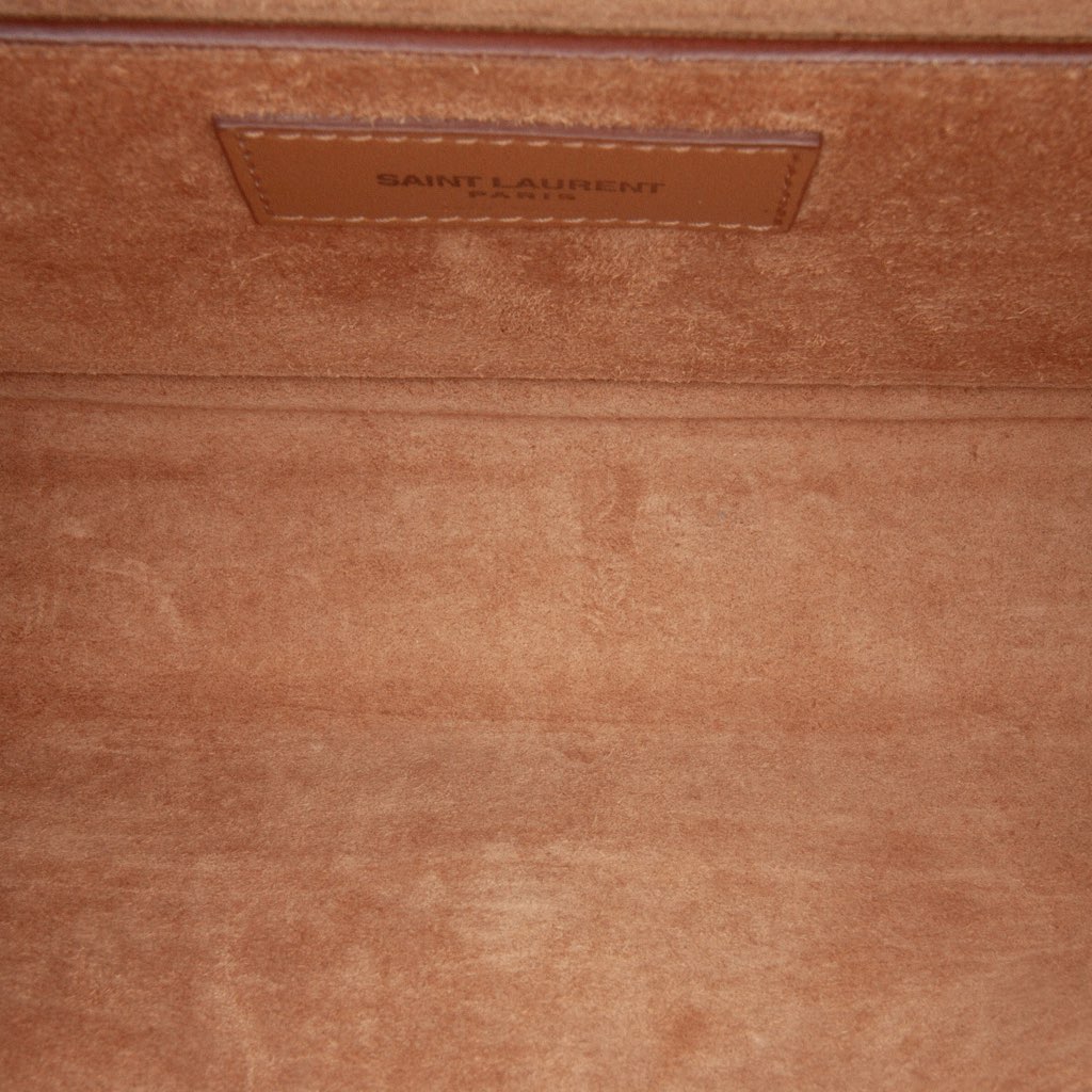 Saint Laurent Medium Leather Monogram Star Studded Kate Crossbody - 4