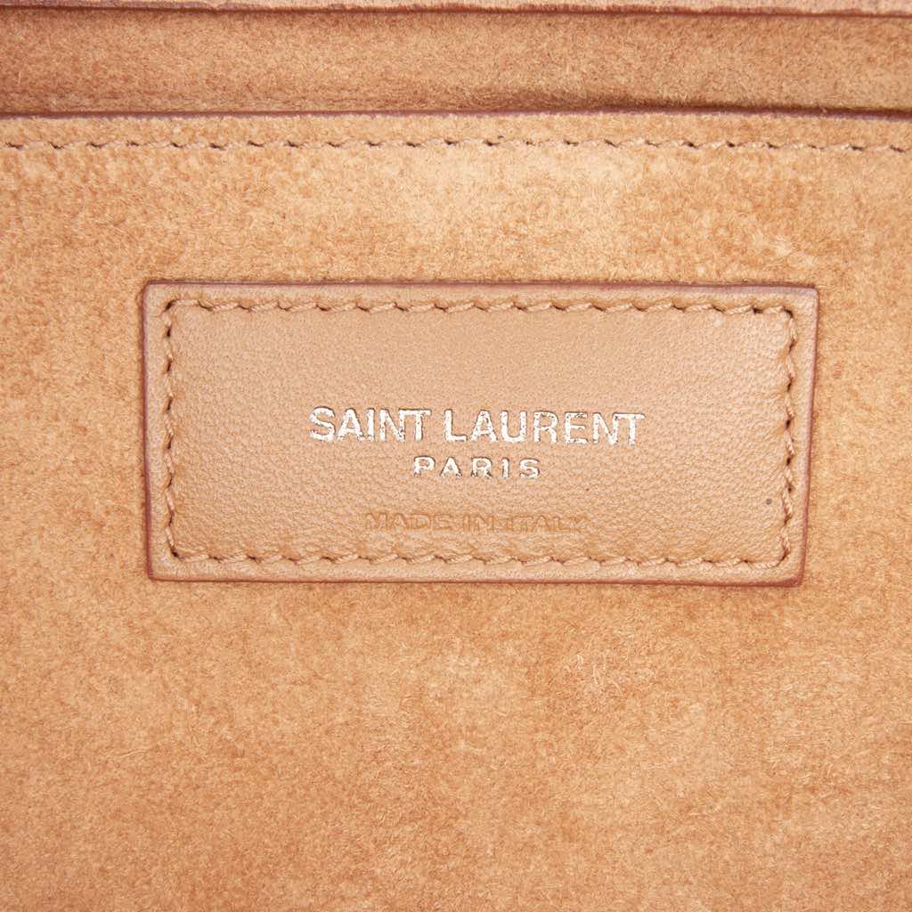 Saint Laurent Medium Leather Monogram Star Studded Kate Crossbody - 5