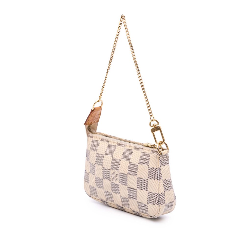Louis Vuitton Damier Azur Mini Pochette Accessoires - Back view