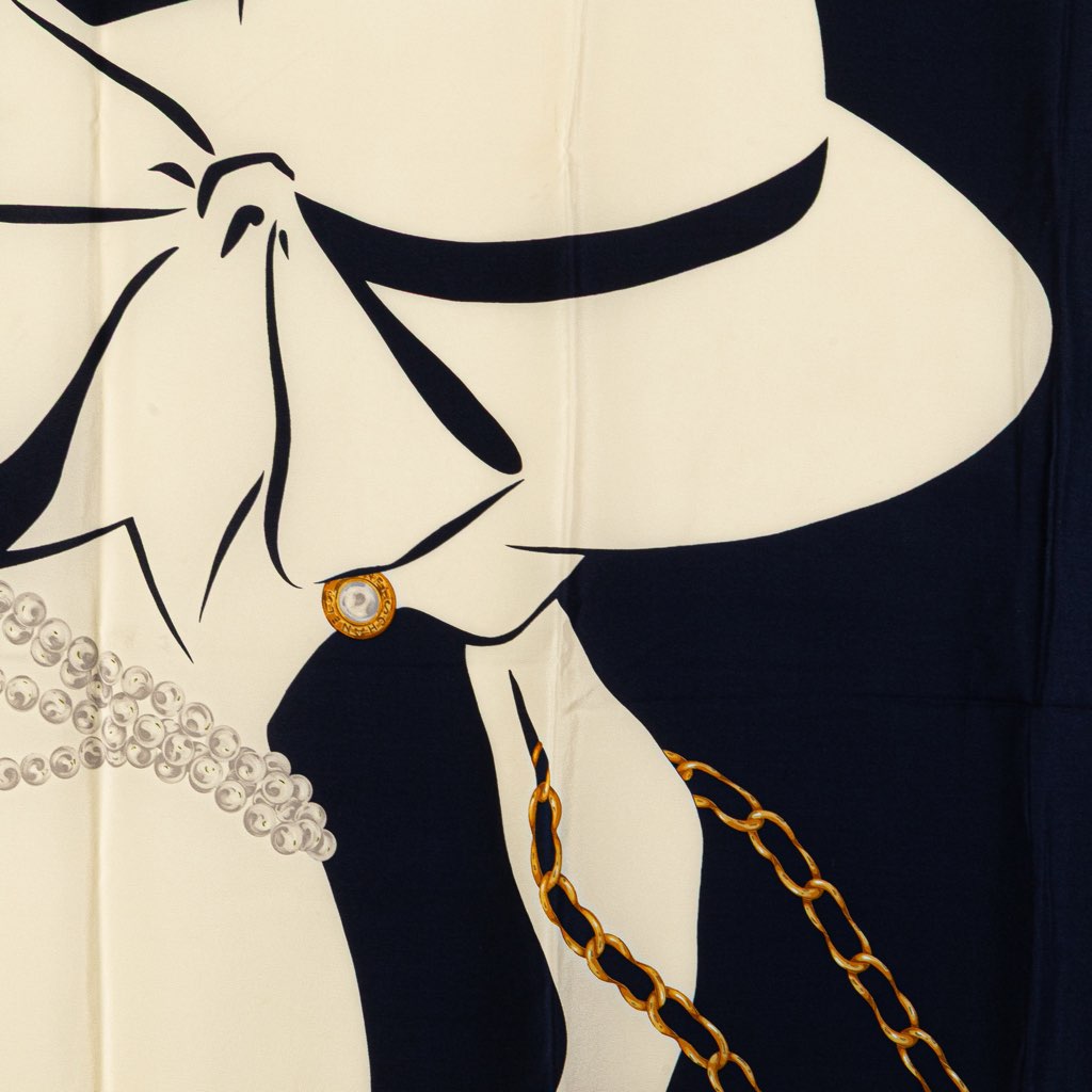 Chanel Mademoiselle Silk Scarf - 2
