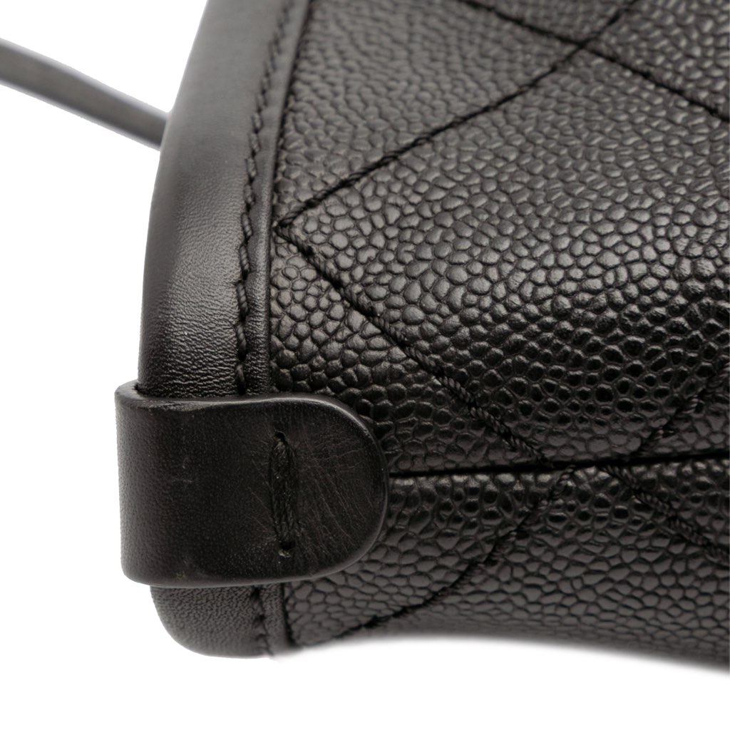 Chanel XL Quilted Caviar Shopping Fever Tote - Image 13