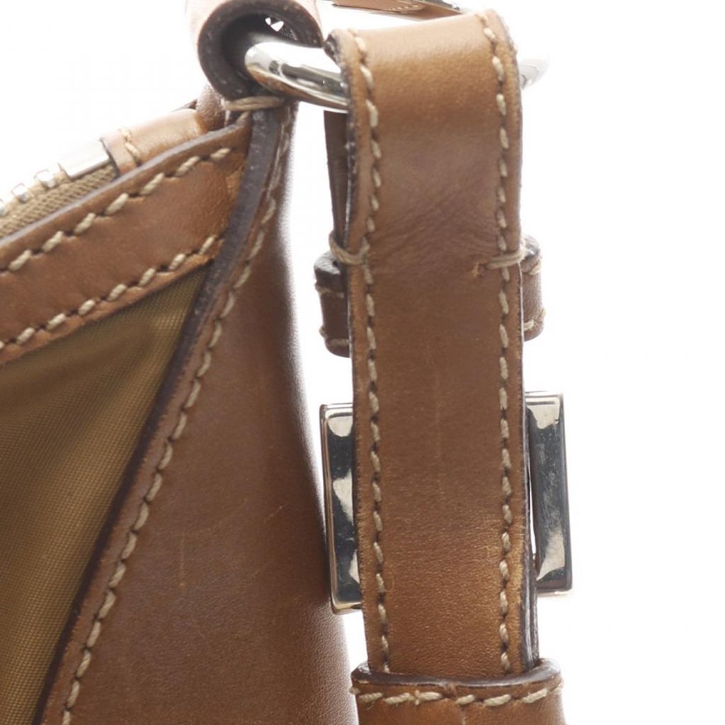 Prada Leather Trimmed Tessuto Stripe Crossbody - Image 11