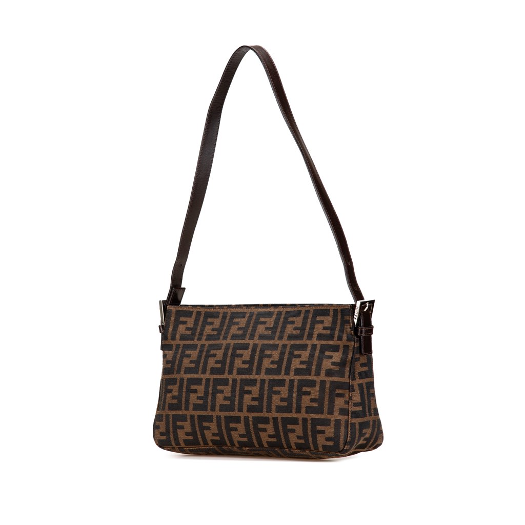 Fendi Zucca Canvas Shoulder Bag - 2
