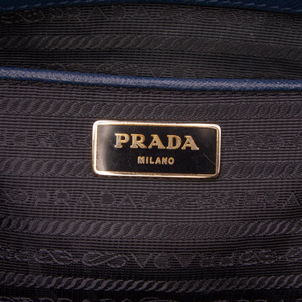 Prada Large Saffiano Lux Galleria Double Zip Tote - Side view