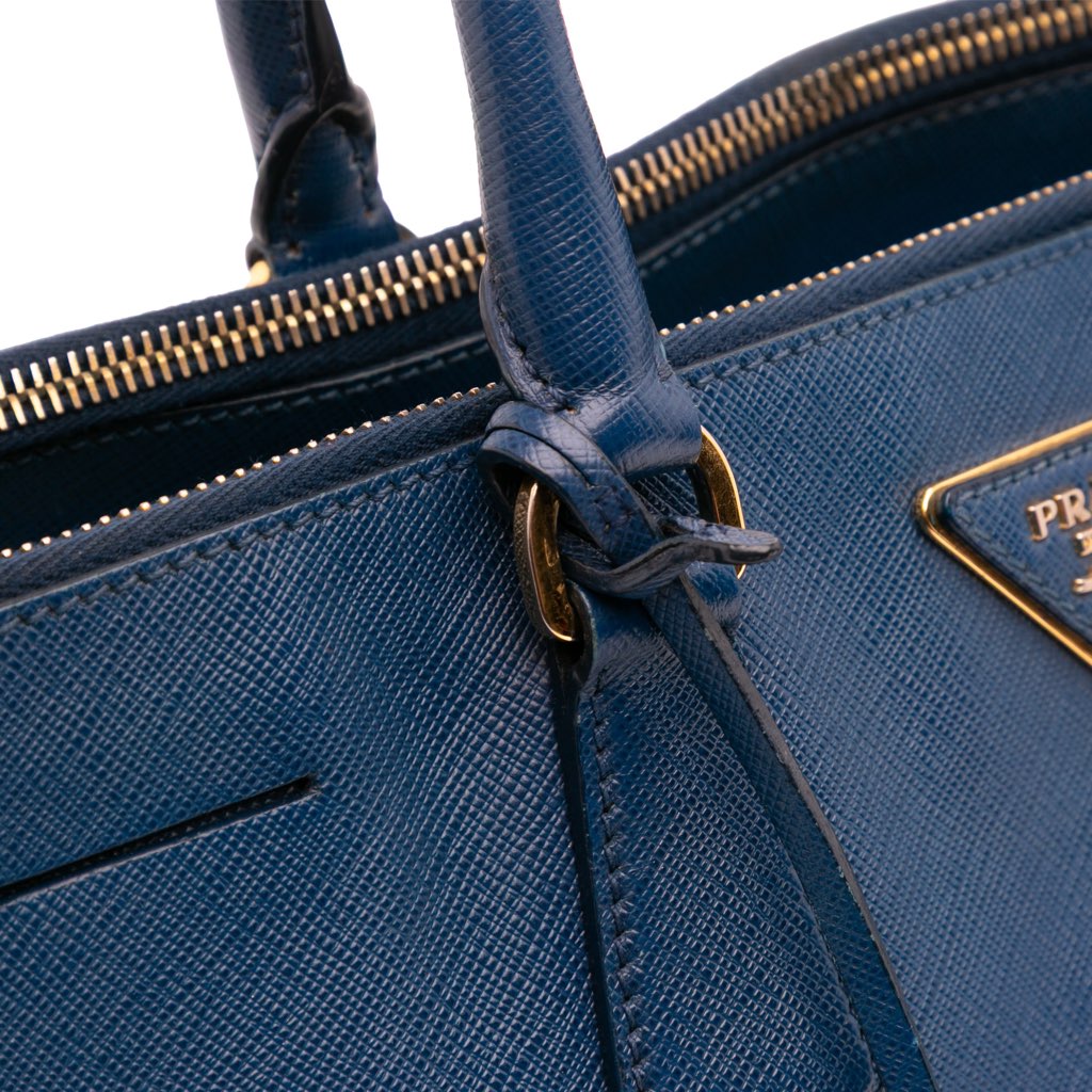 Prada Large Saffiano Lux Galleria Double Zip Tote - Image 11