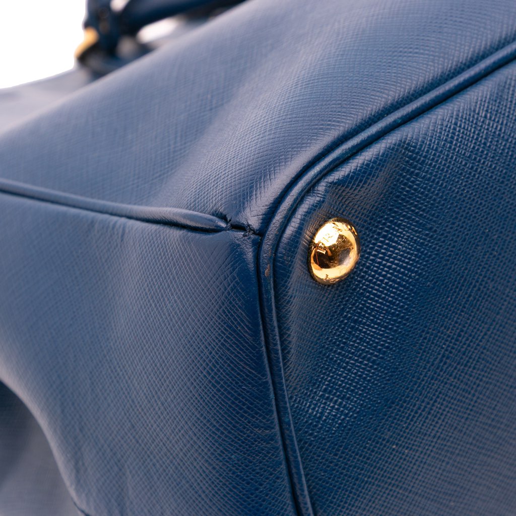 Prada Large Saffiano Lux Galleria Double Zip Tote - Image 12