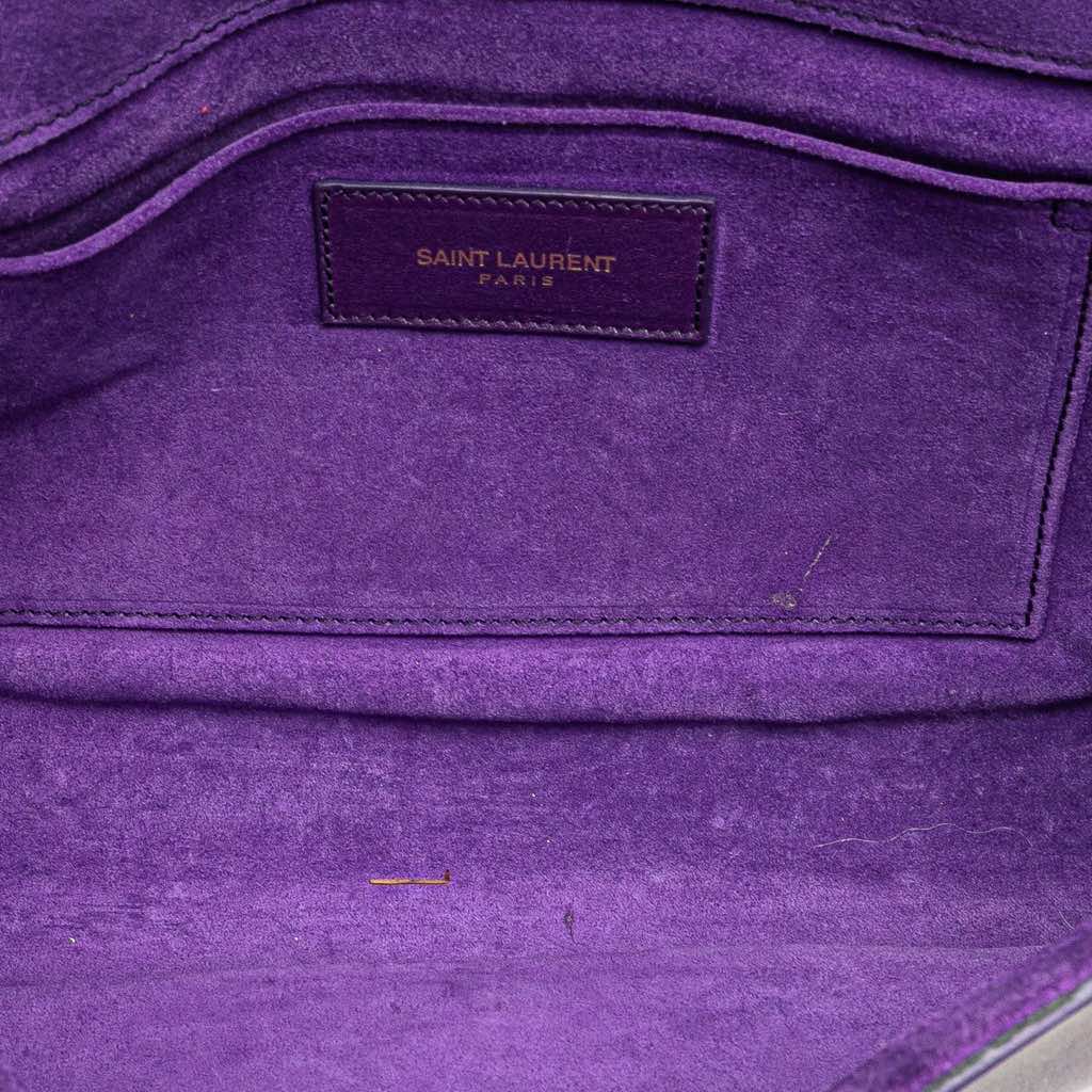 Saint Laurent Leather Cabas Chyc Clutch - 4