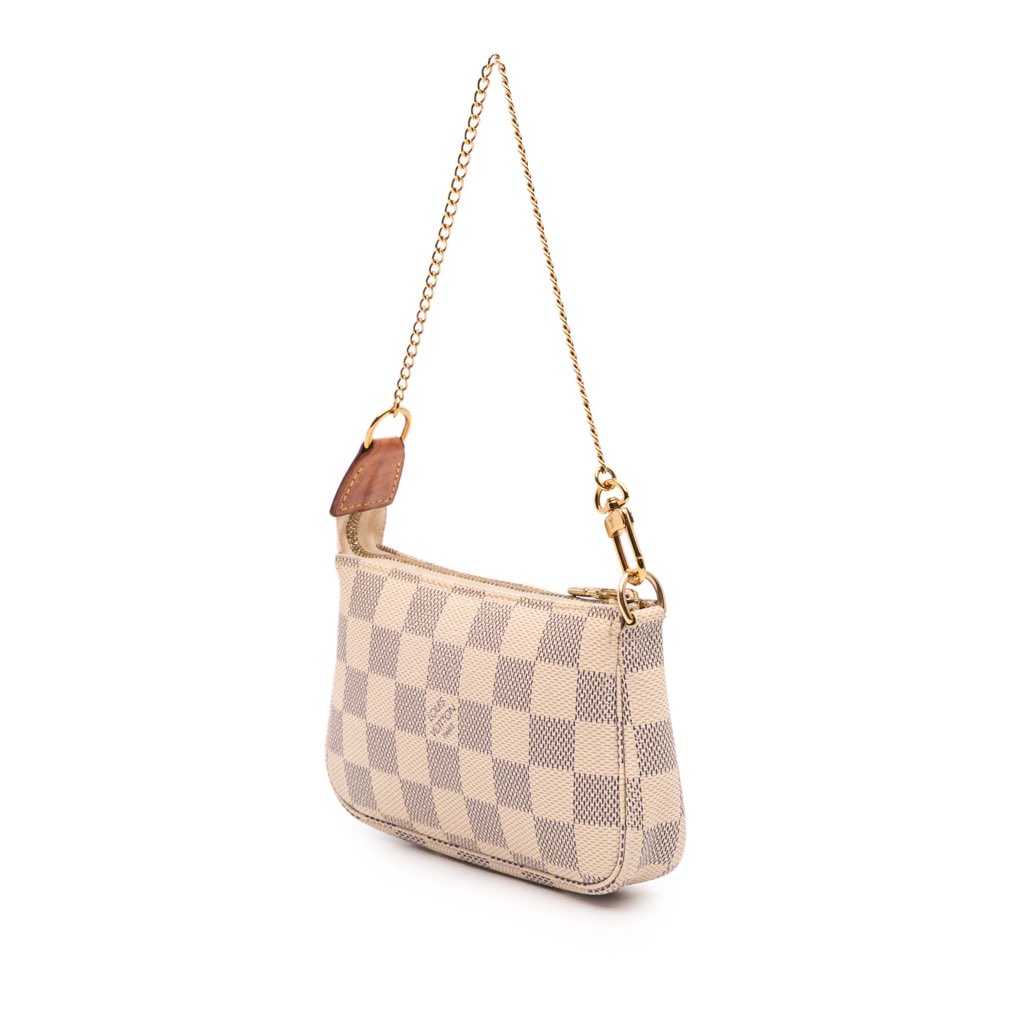 Louis Vuitton Damier Azur Mini Pochette Accessoires - Back view
