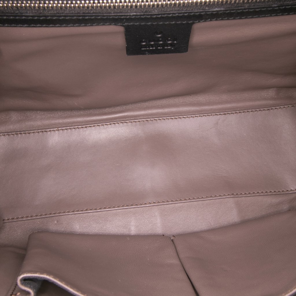 Gucci Medium Leather Dollar Interlocking G Crossbody - 4