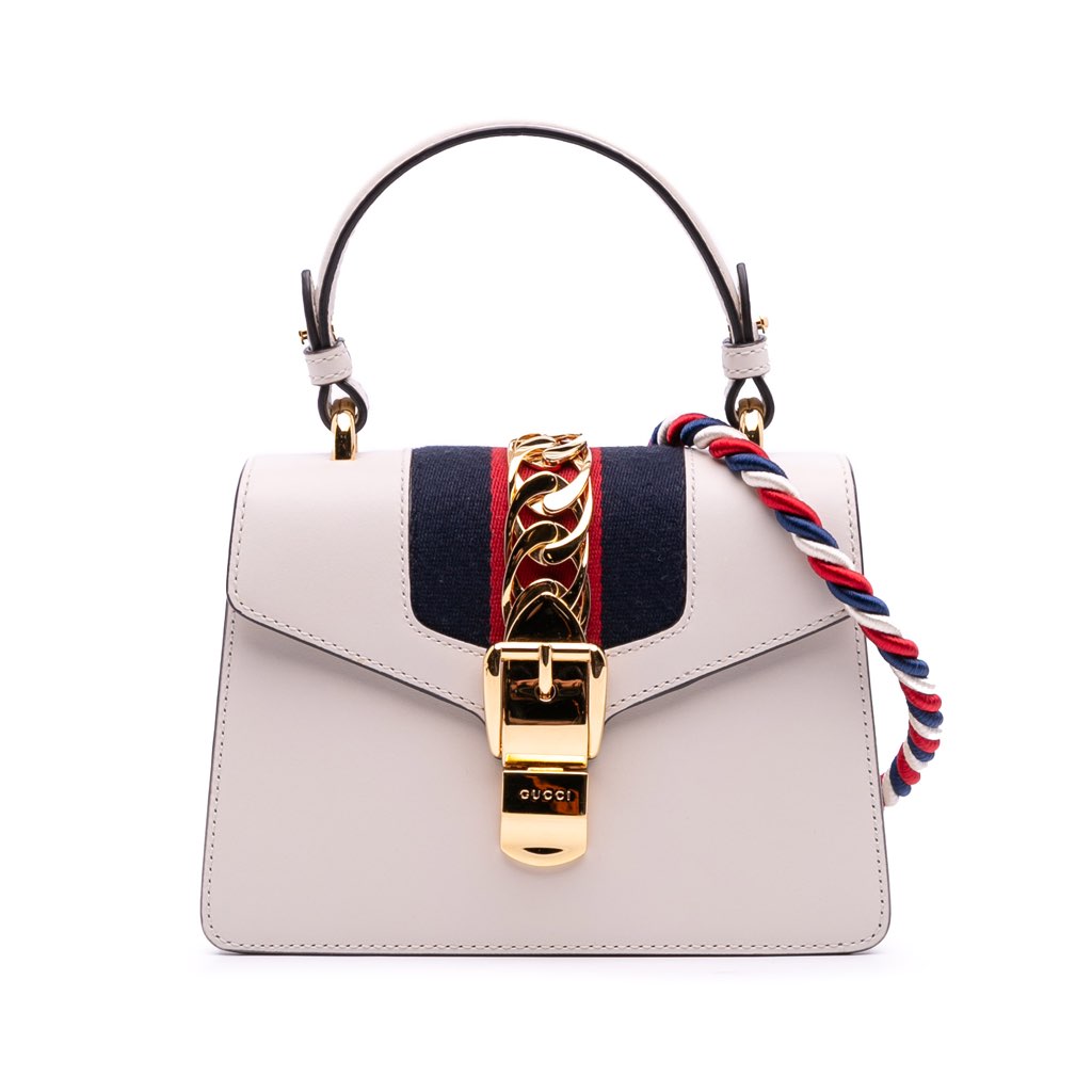 Gucci Mini Calfskin Sylvie Satchel