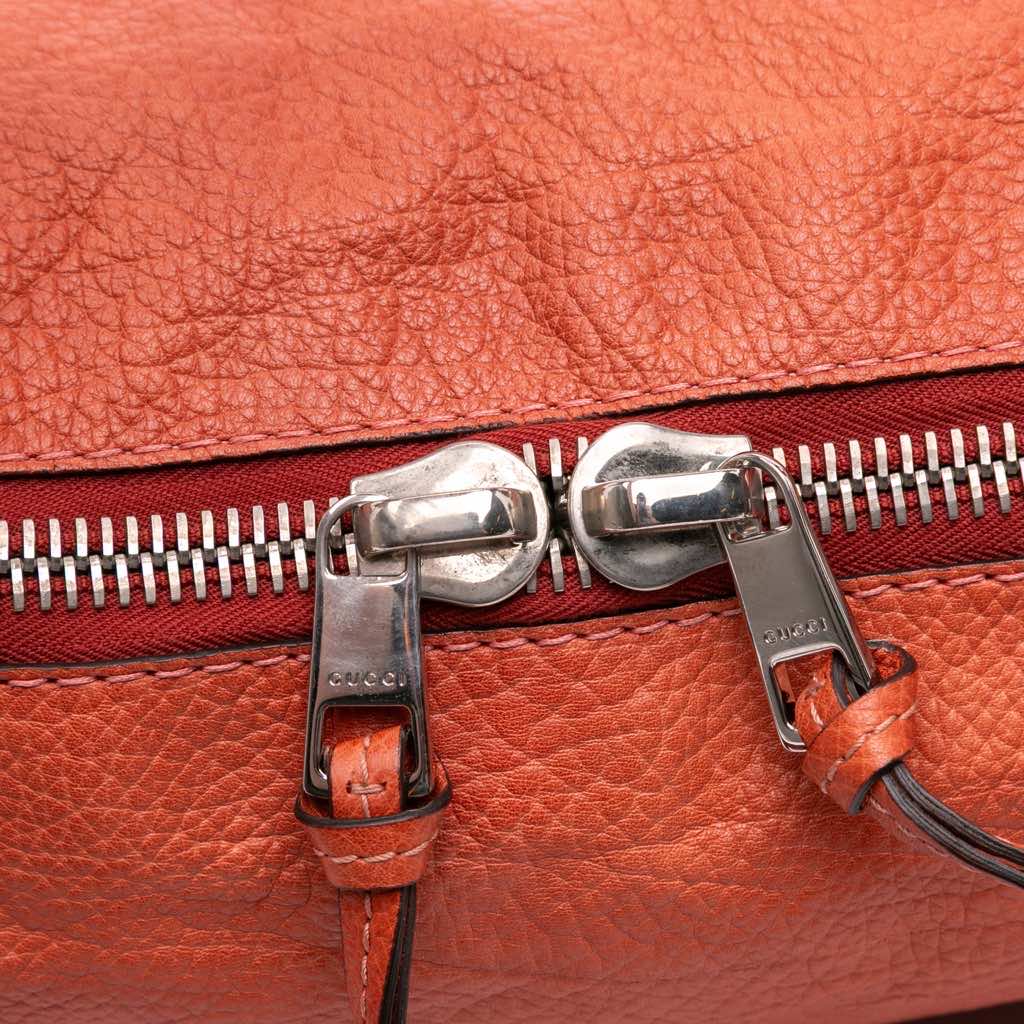 Gucci Medium Leather Bamboo Bar Tote - Detail 2