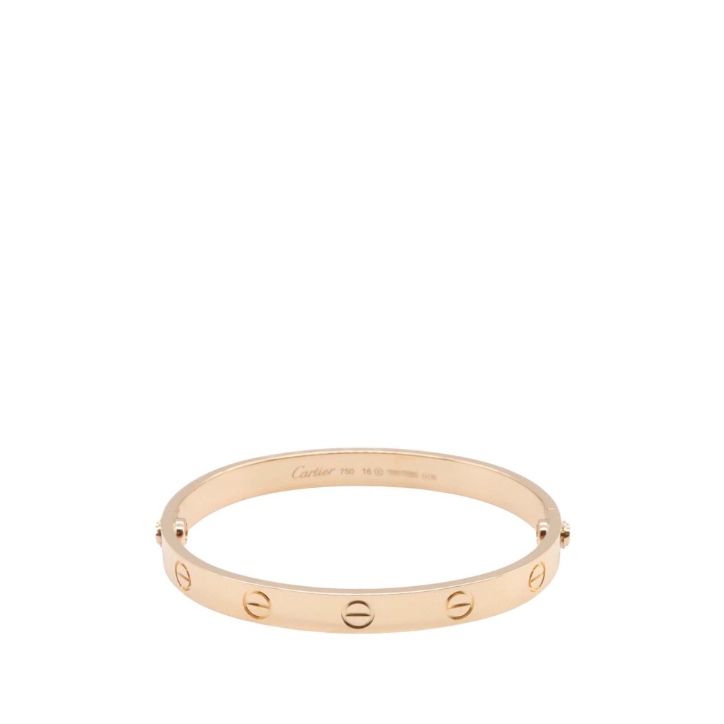 Cartier 18K Rose Gold Love Bracelet - 2