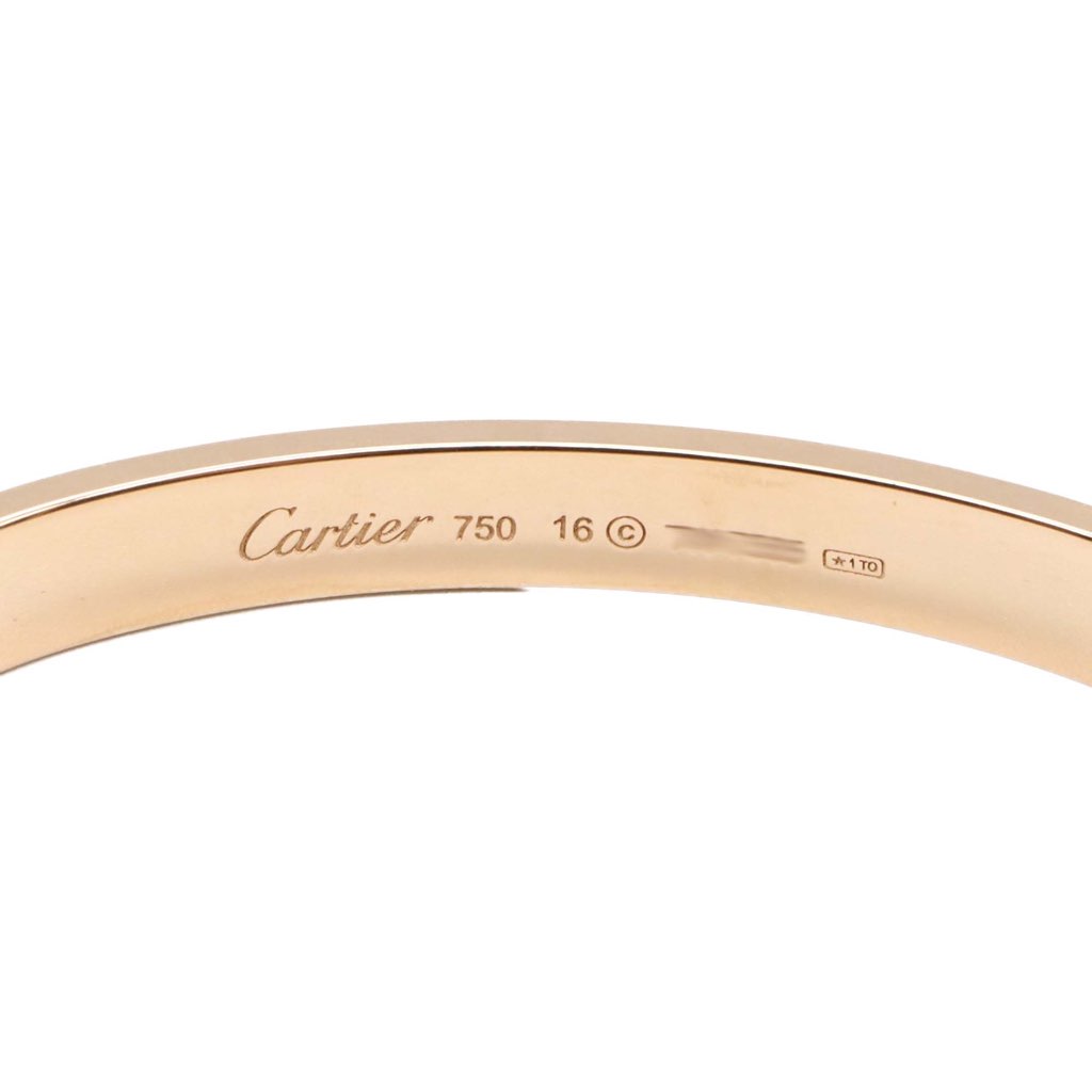 Cartier 18K Rose Gold Love Bracelet - 4