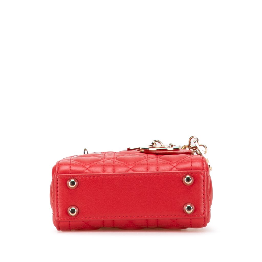 Dior Micro Calfskin Cannage Dioramour Lady Dior - 3