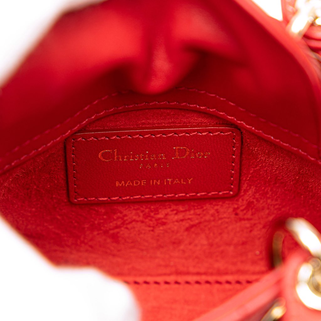 Dior Micro Calfskin Cannage Dioramour Lady Dior - 5
