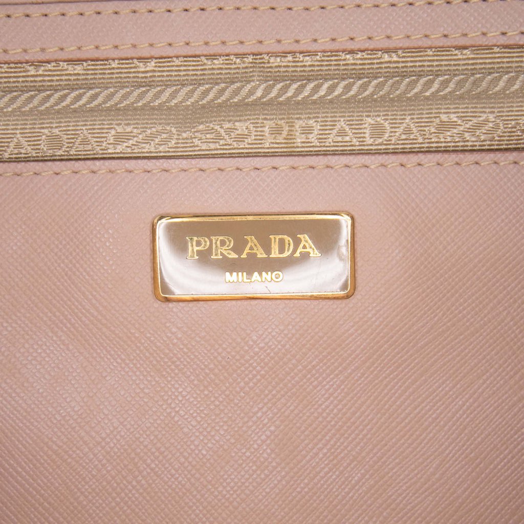 Prada Large Saffiano Lux Galleria Double Zip Satchel - 5