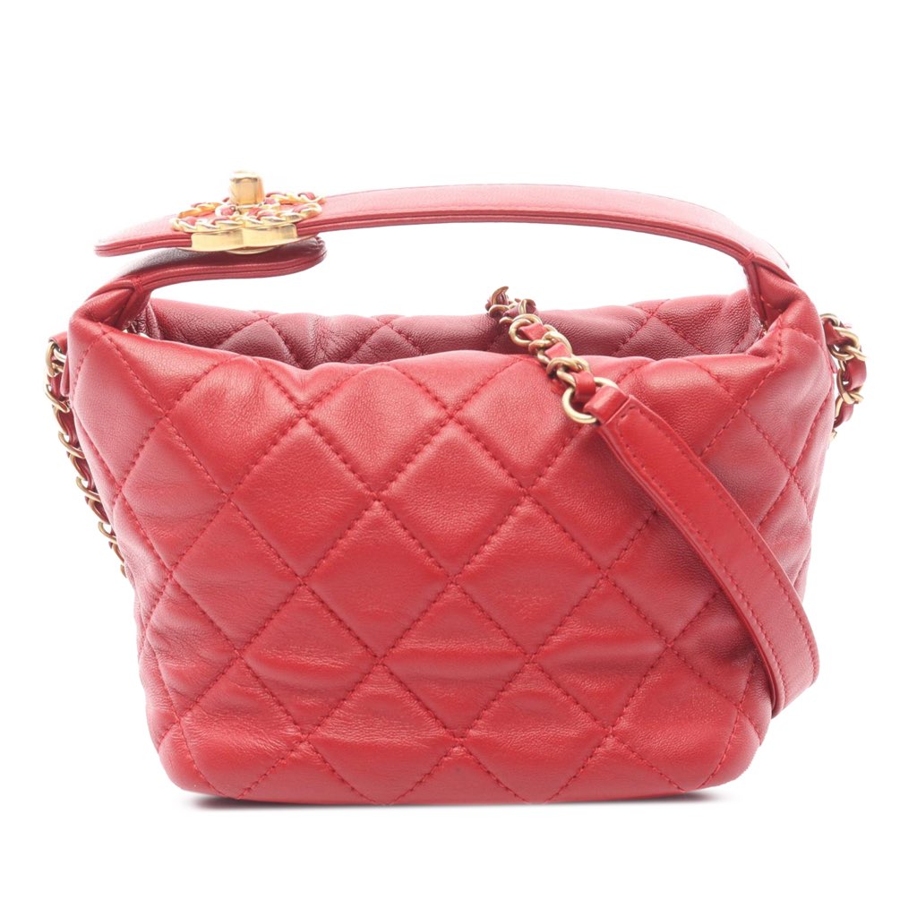 Chanel Small Quilted Lambskin Perfect Meeting Hobo