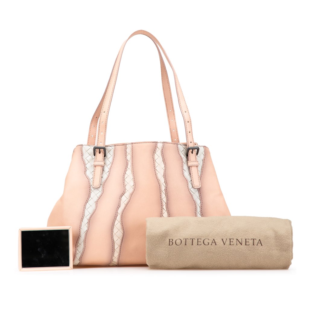 Bottega Veneta Medium Nappa Intrecciato Glimmer Tote - Image 14