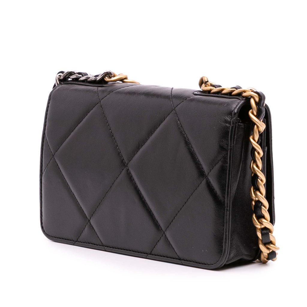 Chanel Quilted Lambskin 19 Wallet on Chain - 2