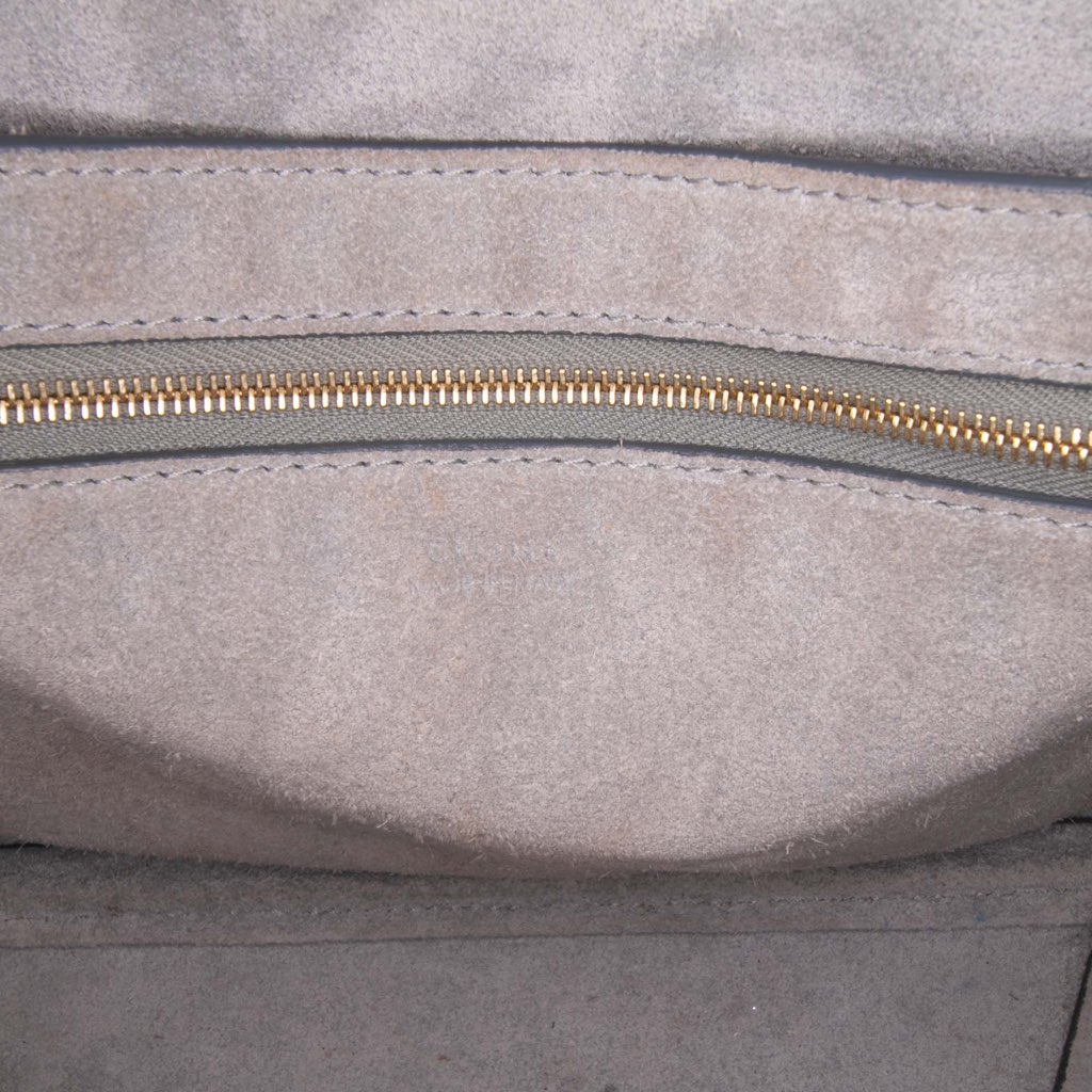 Celine Medium Leather Seau Sangle Bucket Bag - Side view