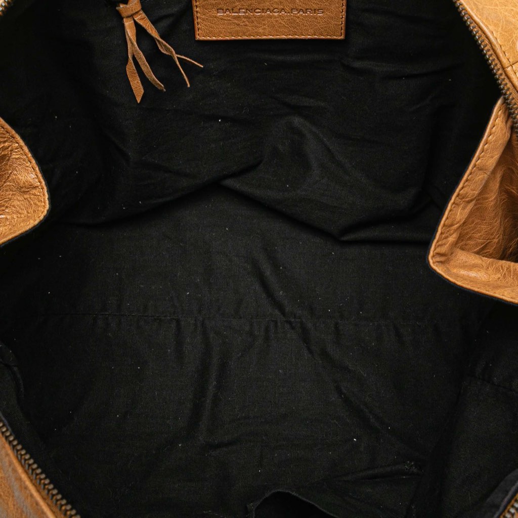 Balenciaga Lambskin Motocross Polly Satchel - 4