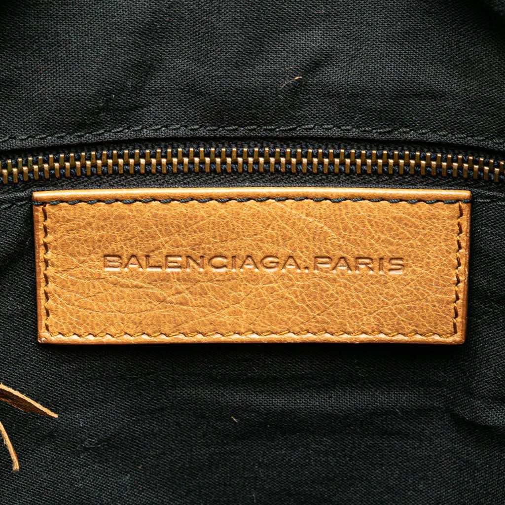 Balenciaga Lambskin Motocross Polly Satchel - Side view