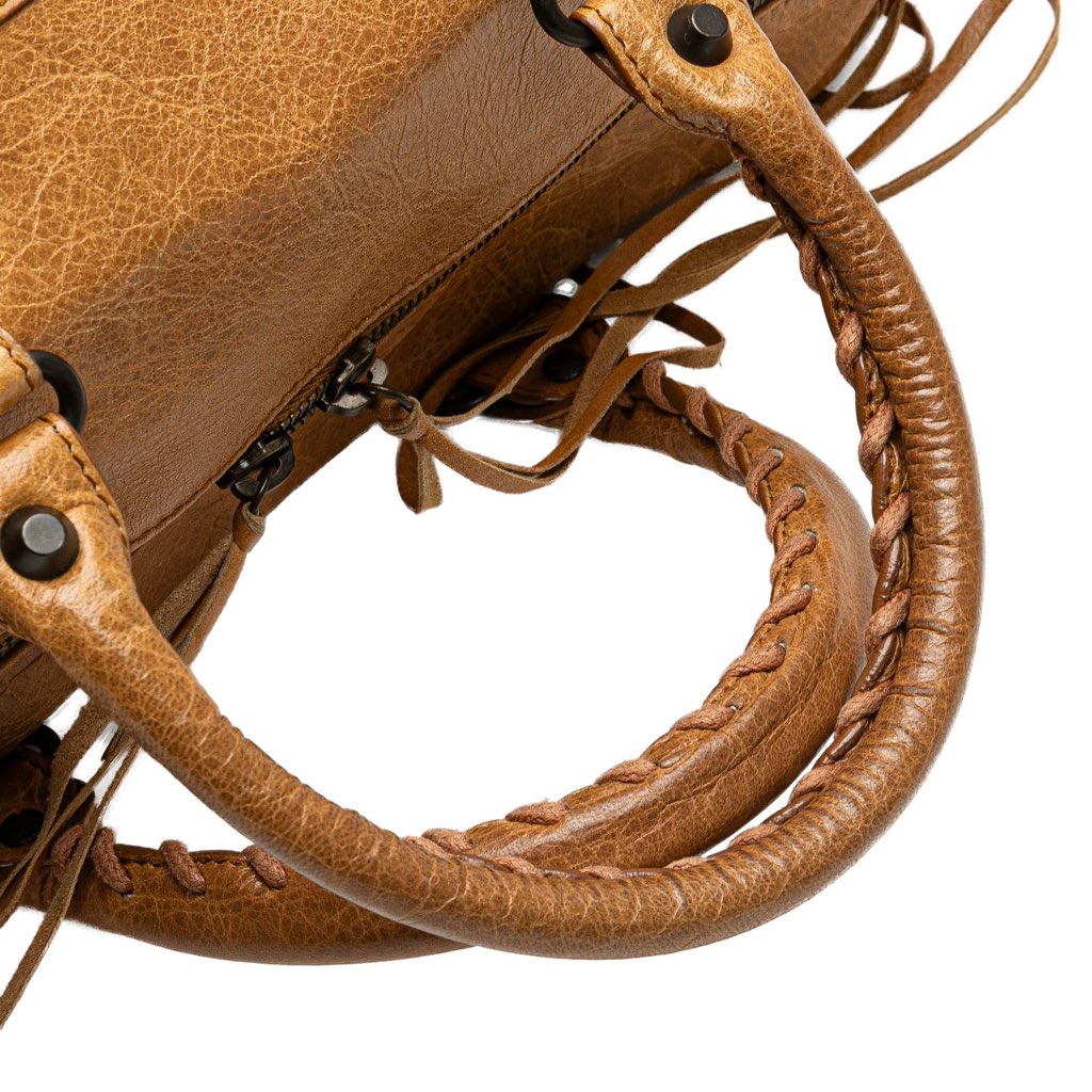 Balenciaga Lambskin Motocross Polly Satchel - Image 10