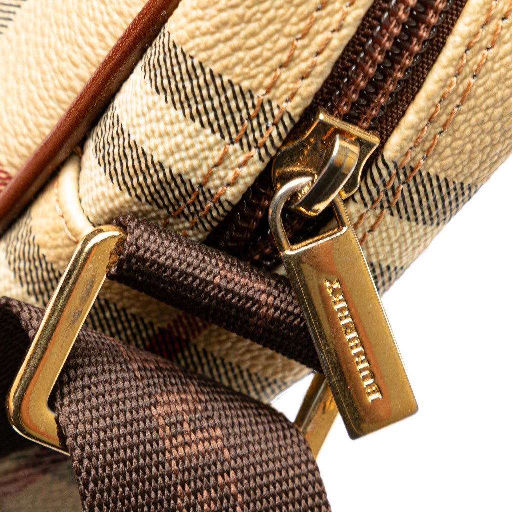Burberry Haymarket Check Coated Canvas Crossbody - Image 10