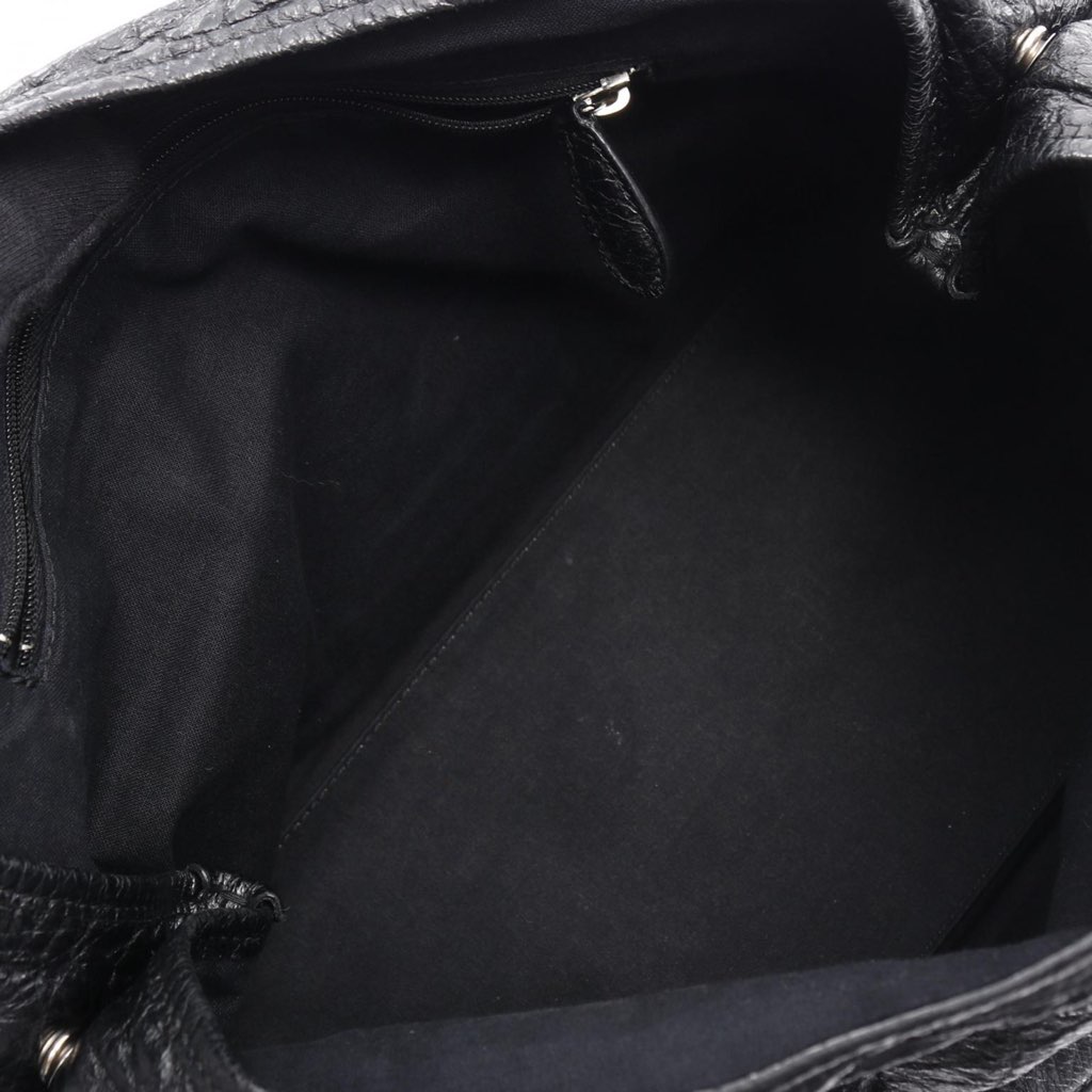 Balenciaga Leather Navy Cabas Tote S - Image 6