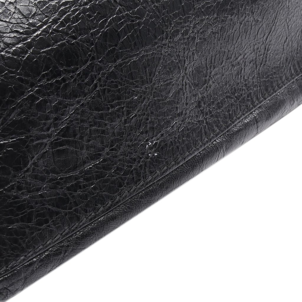 Balenciaga Leather Navy Cabas Tote S - Side view