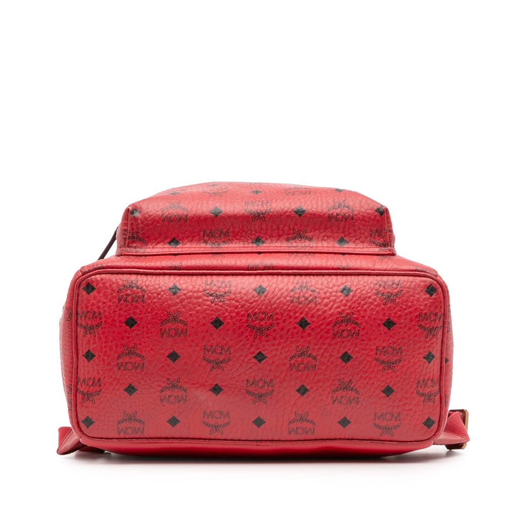 Mcm Medium Studded Visetos Coated Canvas Stark Backpack - Image 6