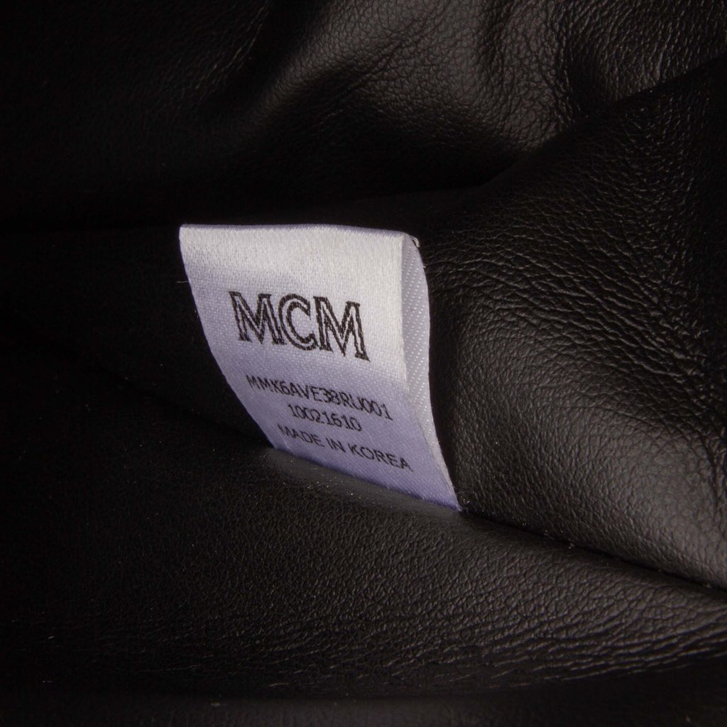 Mcm Medium Studded Visetos Coated Canvas Stark Backpack - Detail 2