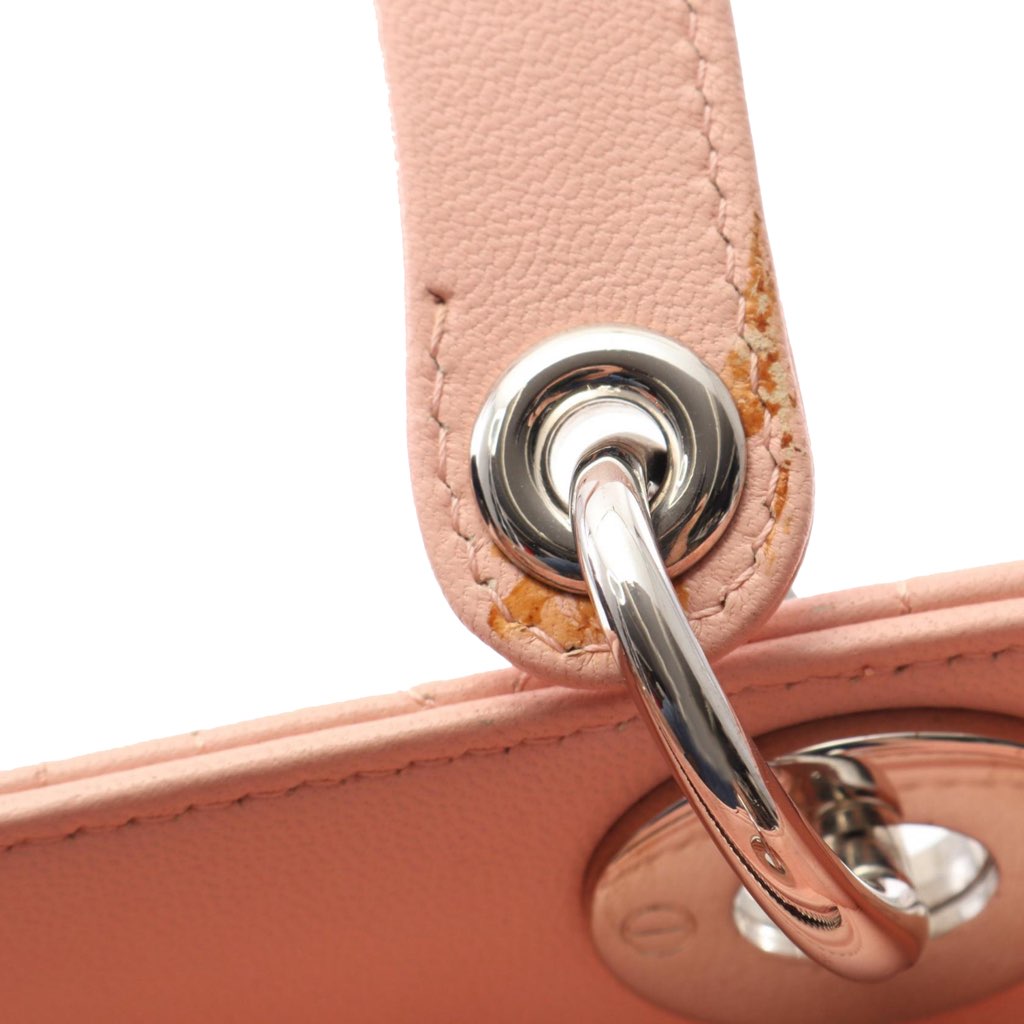 Dior Medium Lambskin Cannage Lady Dior - Detail 2