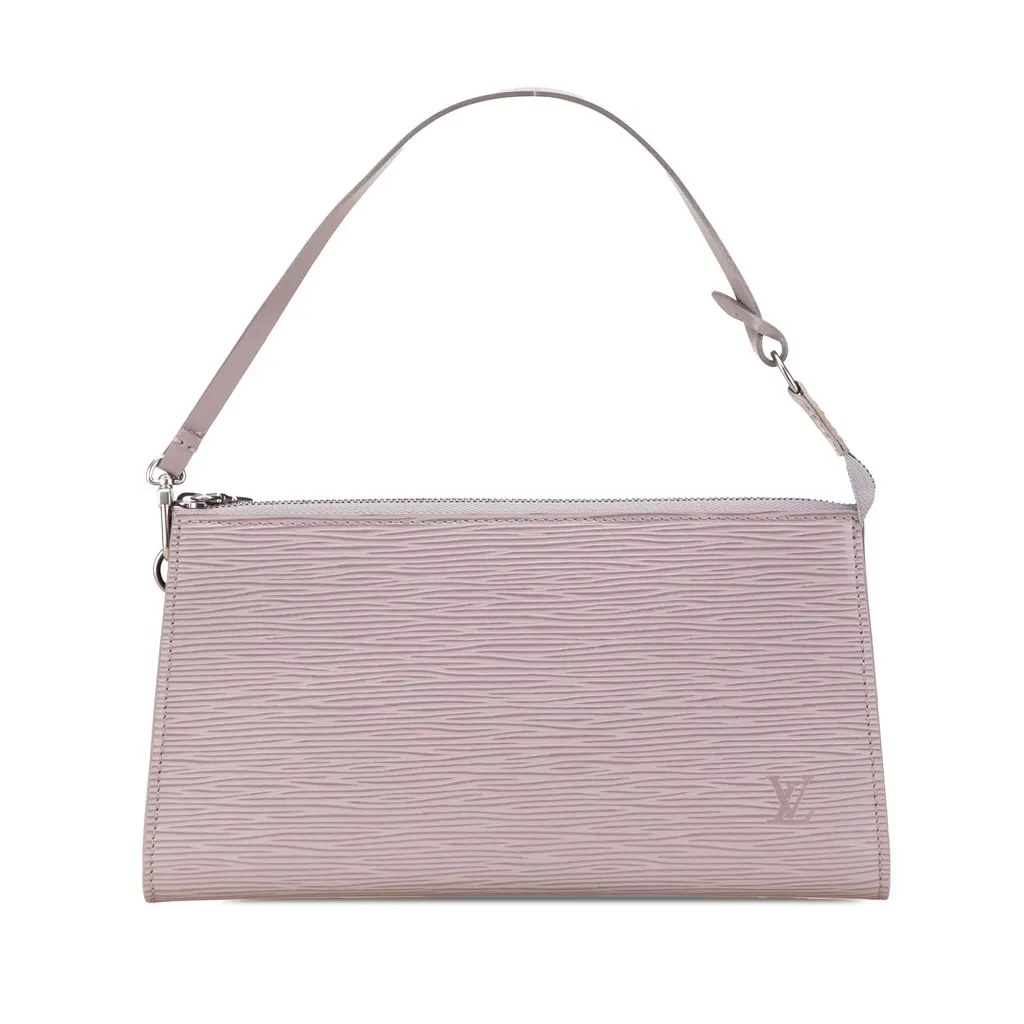 バッグ Louis Vuitton Epi Pochette Accessoires Louis Vuitton Epi Pochette Accessoires Purple Small Leather