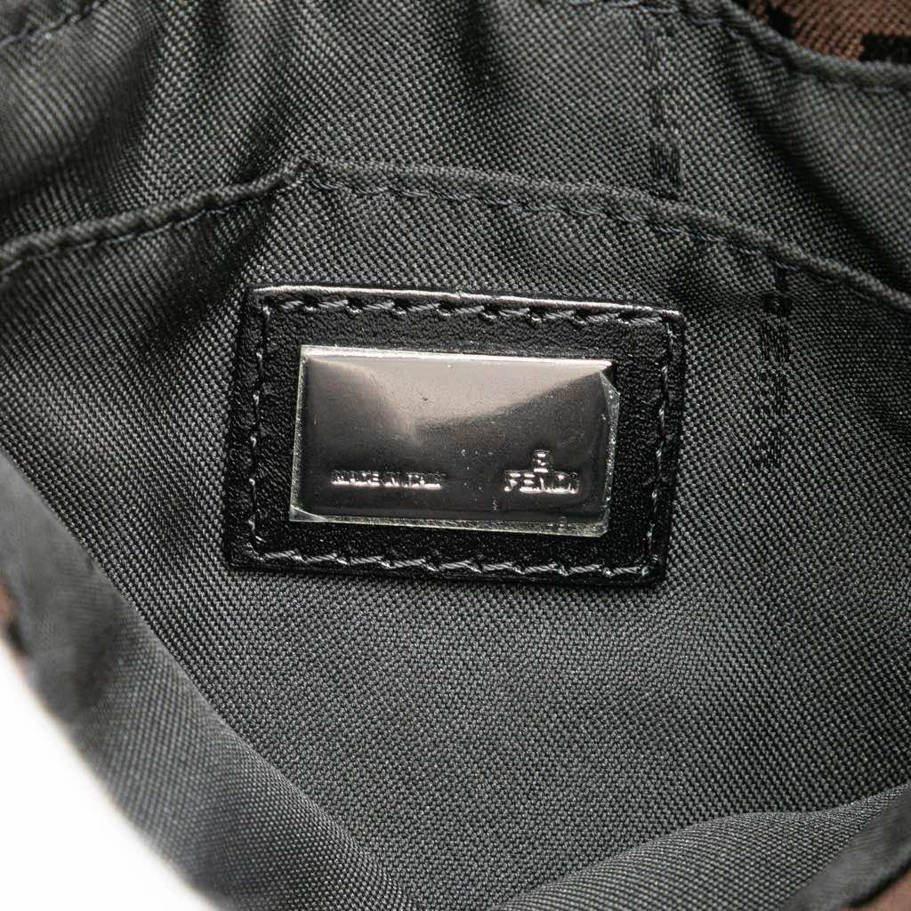 Fendi Zucchino Canvas Crossbody - Side view