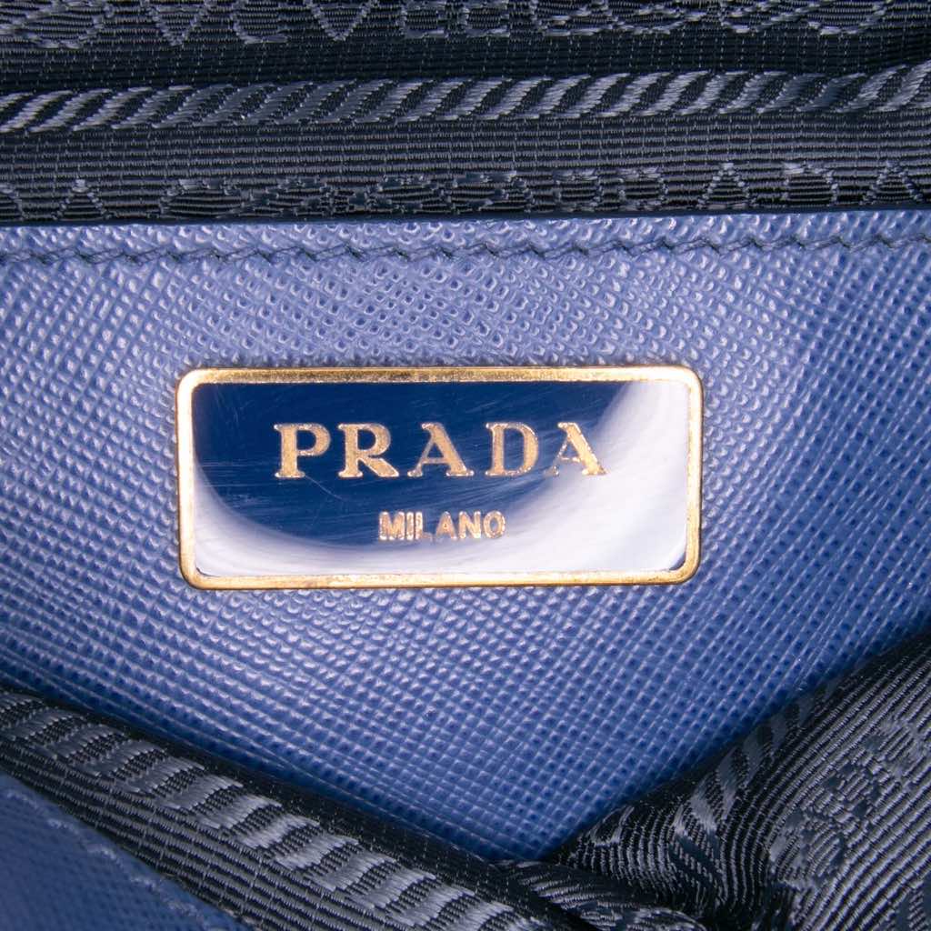 Prada Medium Saffiano Lux Promenade Satchel - Side view