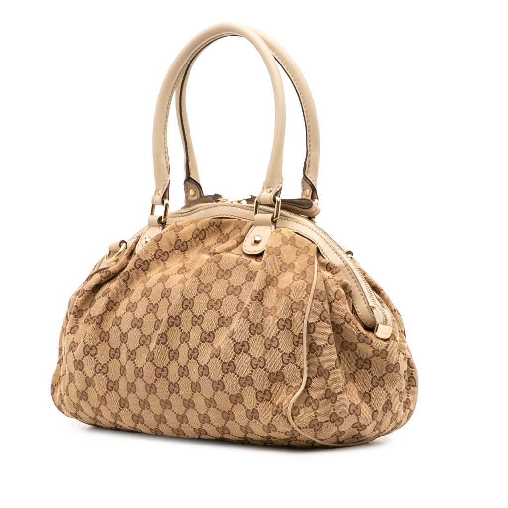 Gucci GG Canvas Sukey Satchel - 2