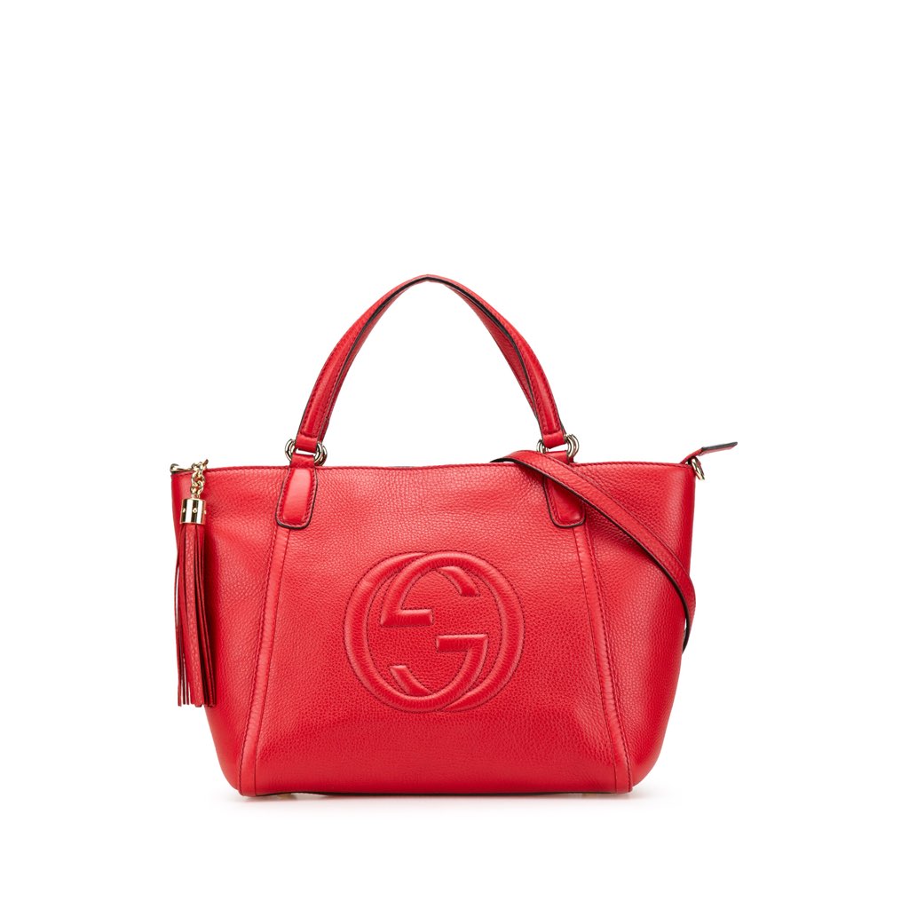 Gucci Small Leather Soho Cellarius Satchel