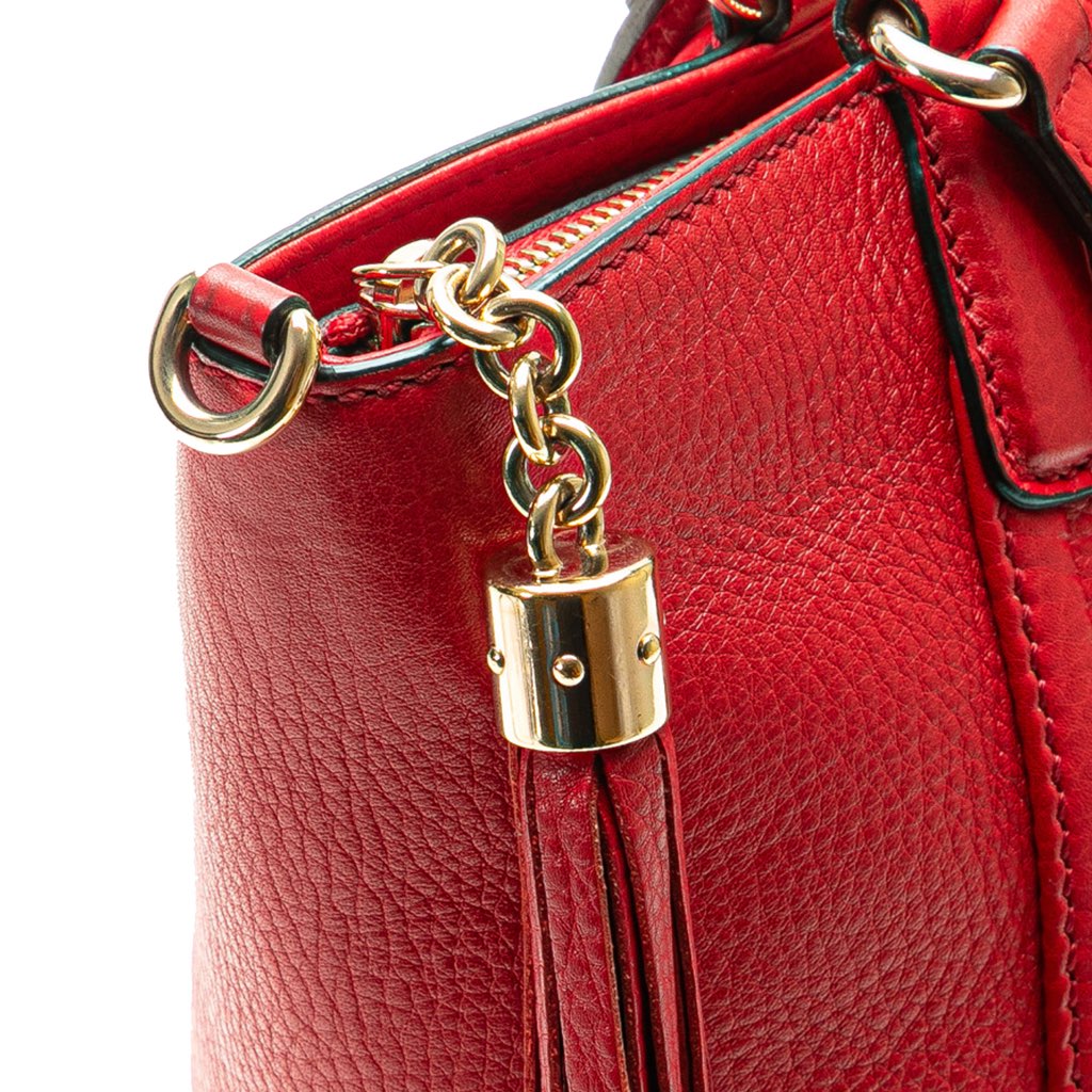Gucci Small Leather Soho Cellarius Satchel - Image 10