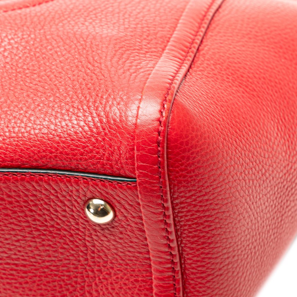 Gucci Small Leather Soho Cellarius Satchel - Image 11