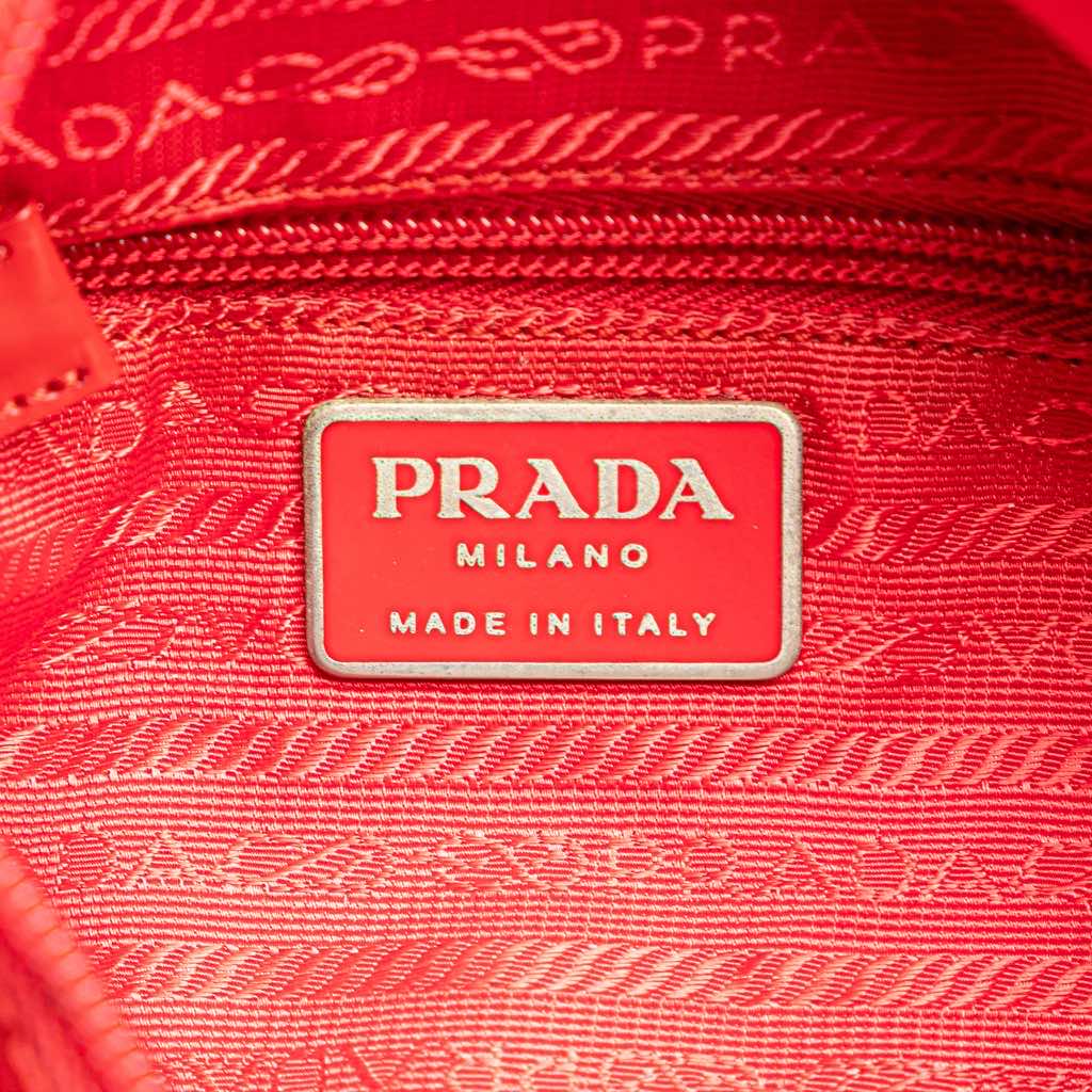 Prada Tessuto Zip Buckle Messenger Bag - 5