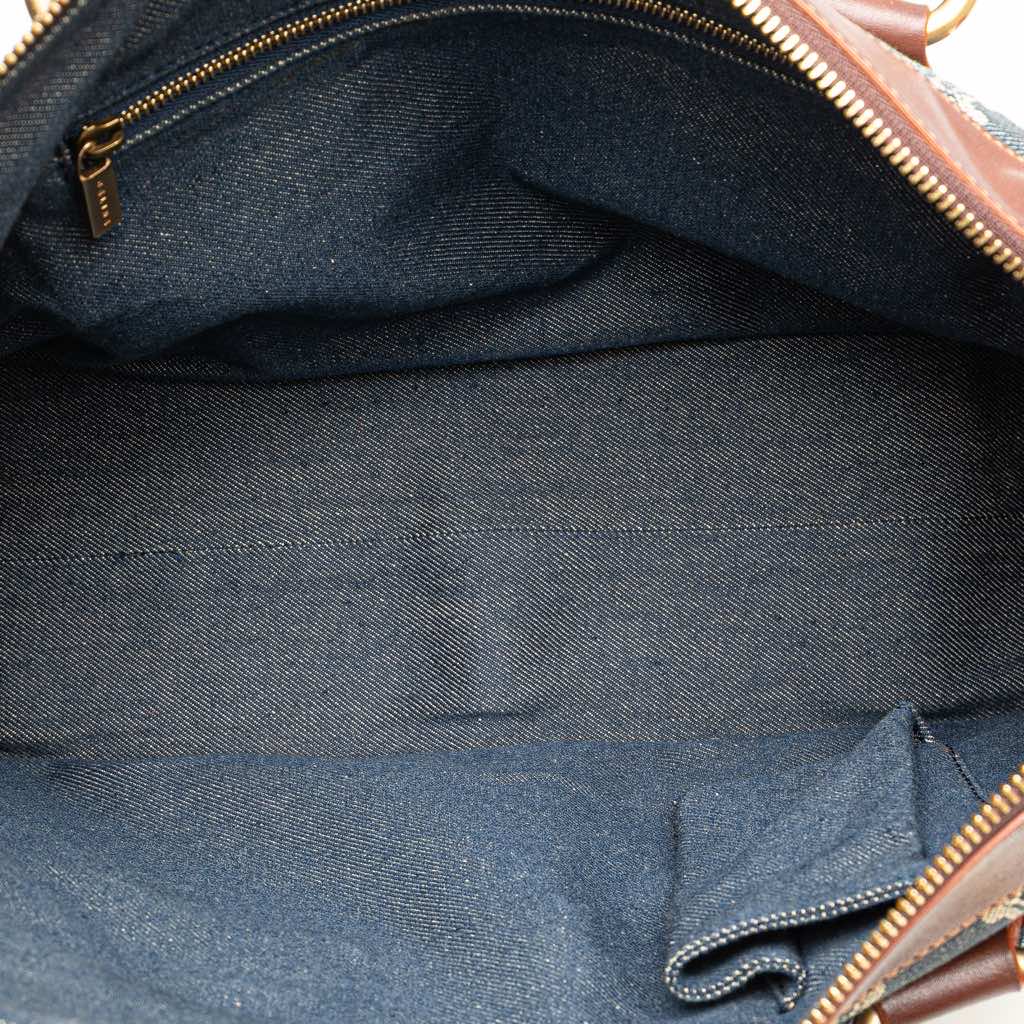 Celine Macadam Denim Tote - 4