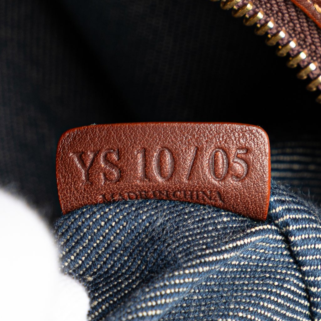 Celine Macadam Denim Tote - Side view