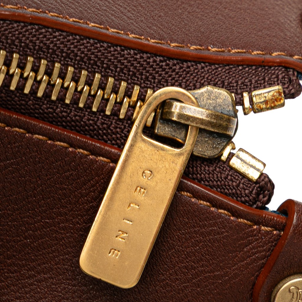 Celine Macadam Denim Tote - Image 10