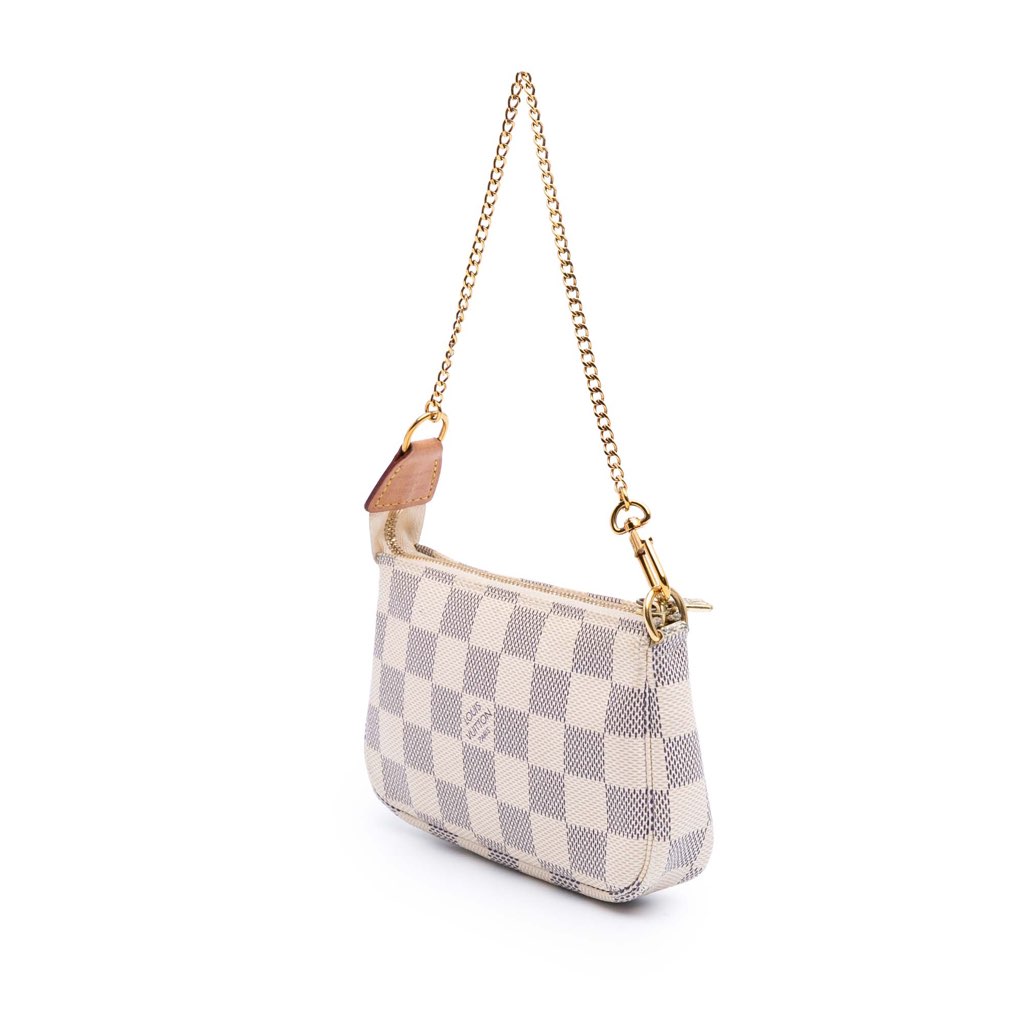Louis Vuitton Damier Azur Mini Pochette Accessoires - Back view