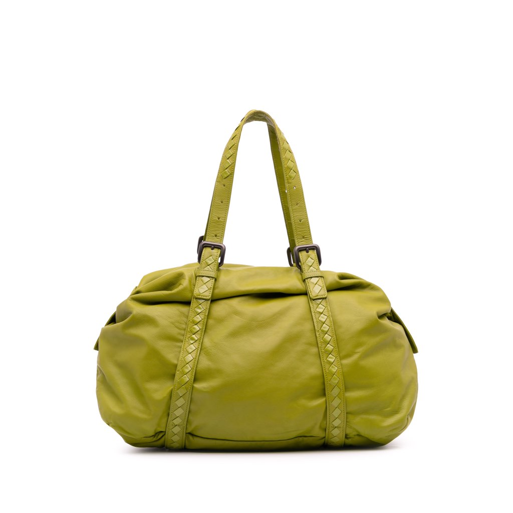 Bottega Veneta Intrecciato Trimmed Nappa Travel Bag