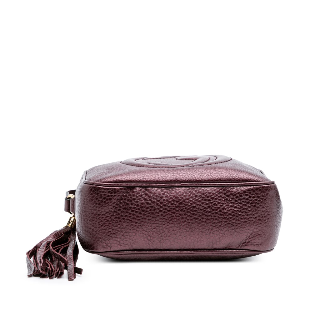 Gucci Metallic Leather Soho Disco Crossbody - 3