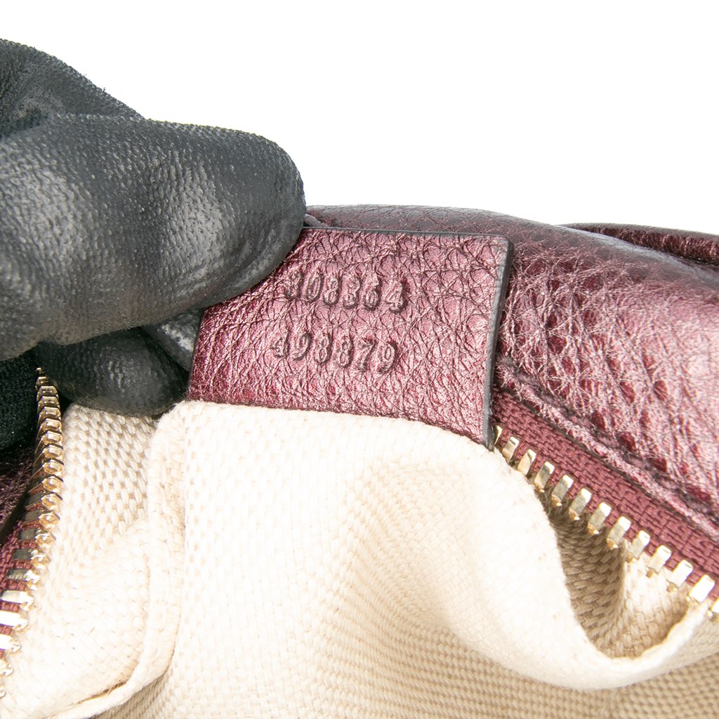 Gucci Metallic Leather Soho Disco Crossbody - 5