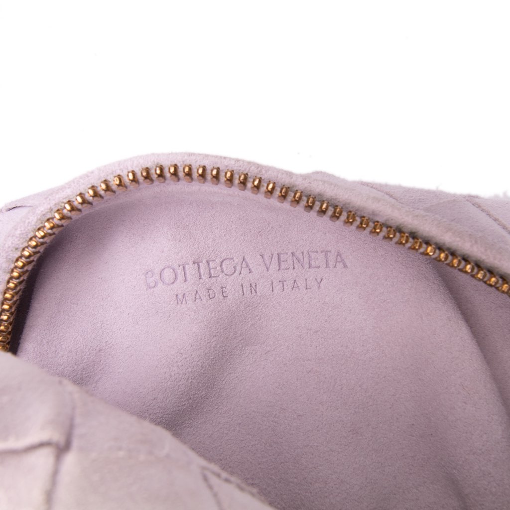 Bottega Veneta Mini Suede Intrecciato Jodie - Side view