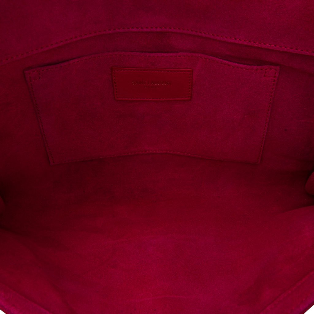 Saint Laurent Leather Chyc Ligne Clutch - 4